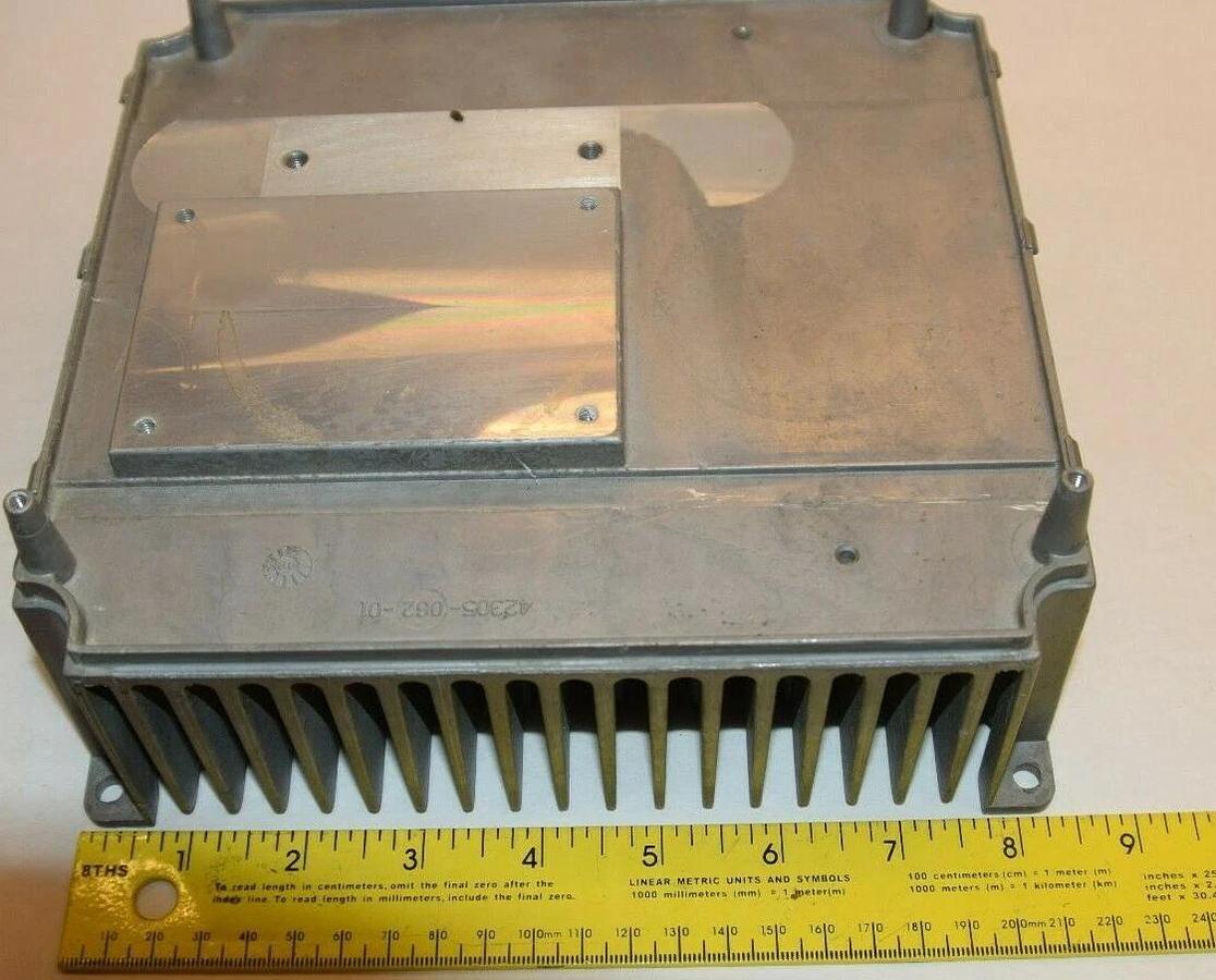 Used 3" x 8" x 8" Aluminum Heat Sink DIY CNC  3in x 8in x 8in
