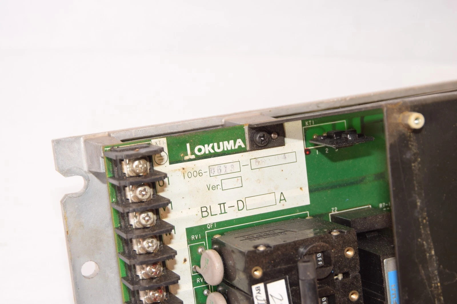 Used OKUMA BLII-D75A BLII-D75 A SERVO AMPLIFIER lower card E4809-820-006-B