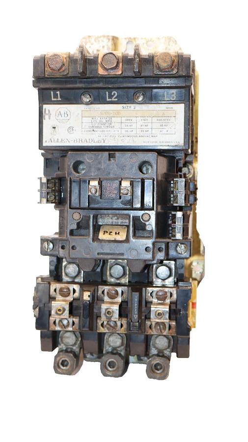 Used ALLEN BRADLEY 520E-DOD Size Sz 3 Ser A Contactor 592-D0W16 Relay 120V Coil 3ph