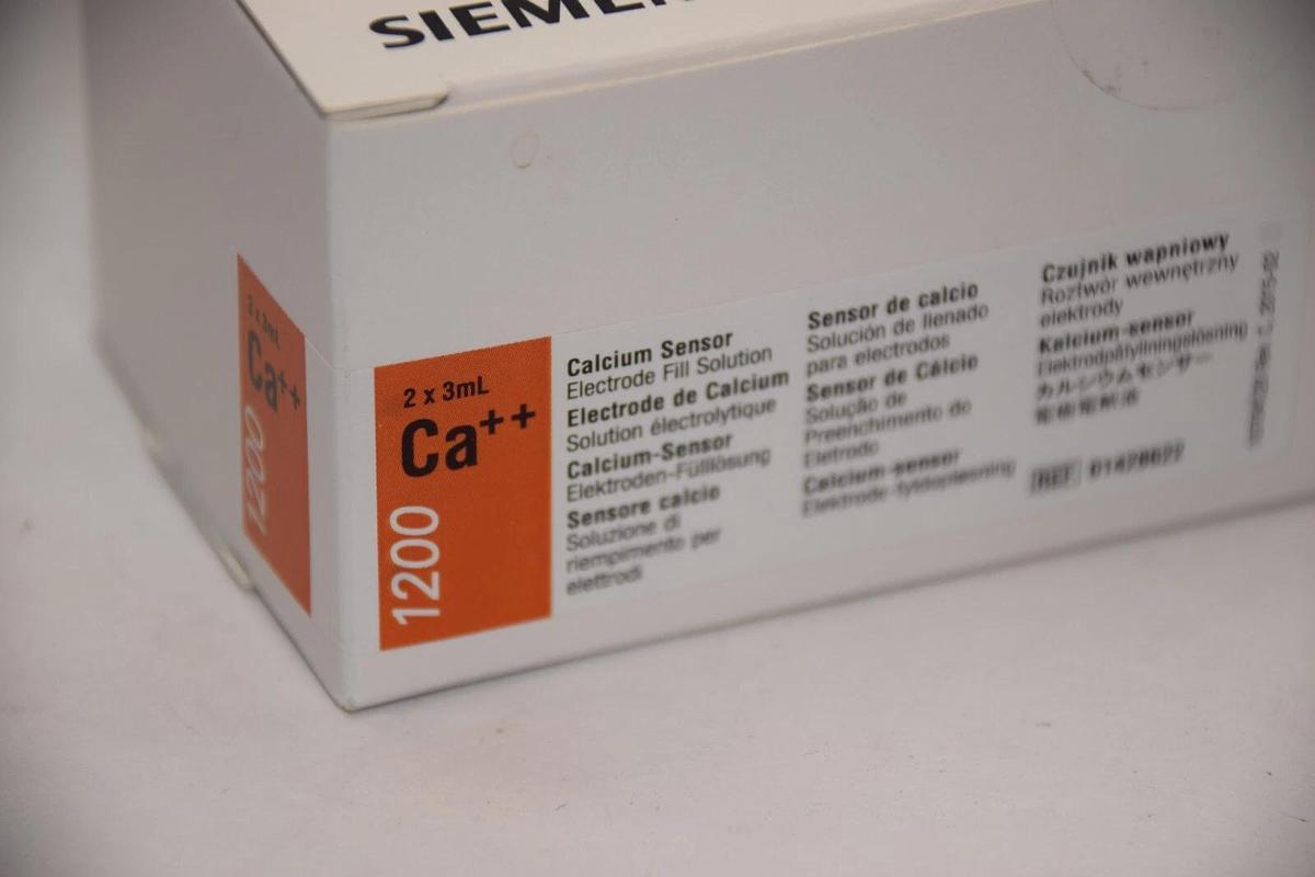 (NEW - 2x3ml) SIEMENS 1200 Ca++ Calcium Sensor Electrode Fill Solution