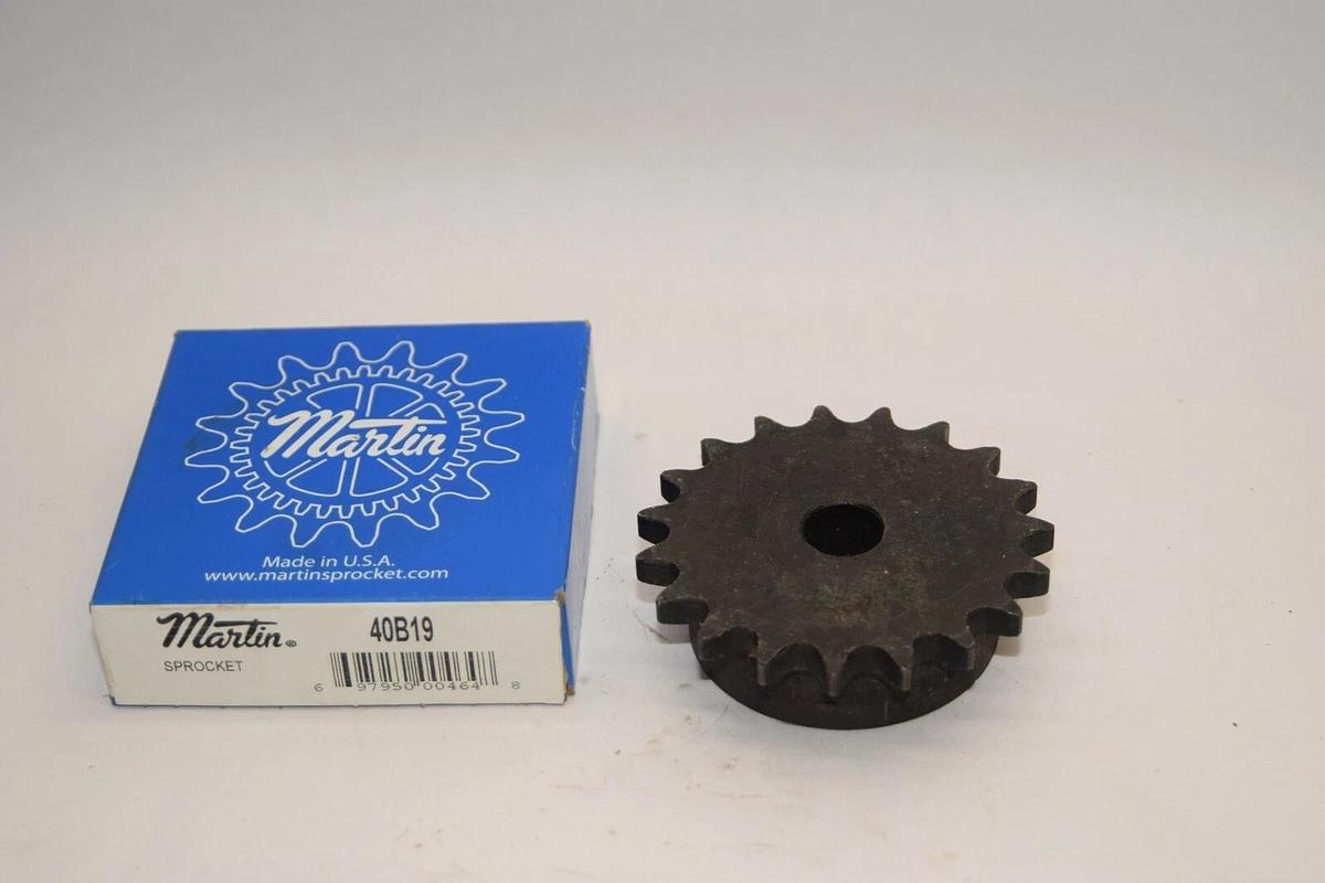 (NEW) MARTIN 40B19 5/8" Bore 19 Teeth Sprocket