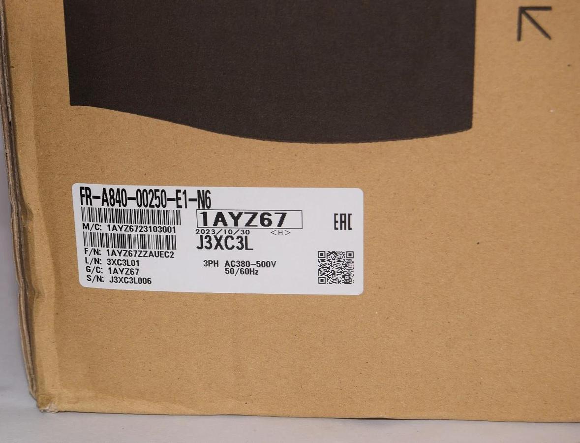 Mitsubishi Inverter A800-E FR-A840-00250-E1-N6 FRA84000250E1N6 3ph 380-500v *NIB