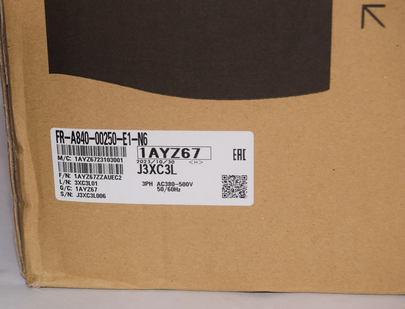 Mitsubishi Inverter A800-E FR-A840-00250-E1-N6 FRA84000250E1N6 3ph 380-500v *NIB