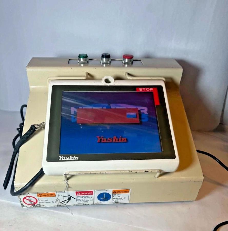 Used Yushin Touchscreen Robotic Teach Pendant Computer F8342370 *READ*