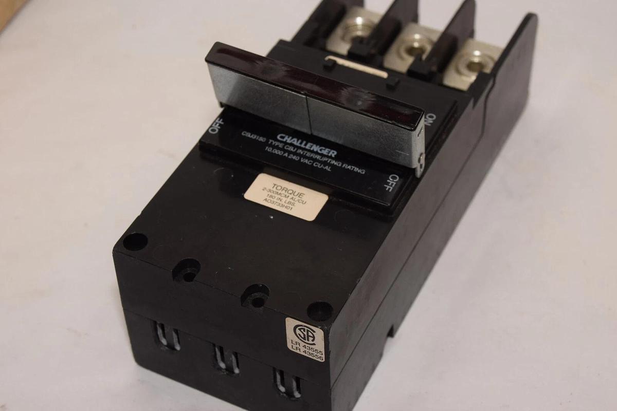 CHALLENGER CBJ3150 150A 150 Amp A 3 Pole 240Vac Circuit Breaker (NEW)