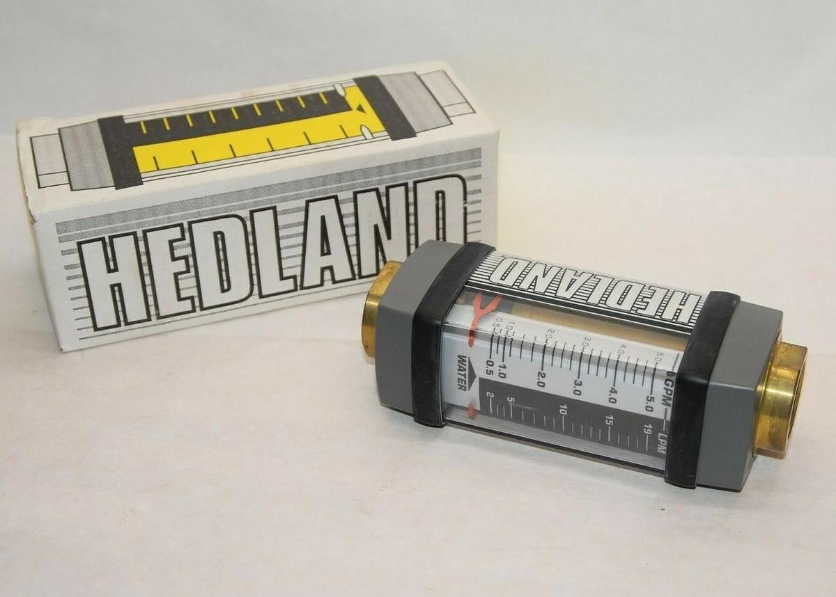 (NEW) HEDLAND H755B-005 H755B005 1" Flow Meter