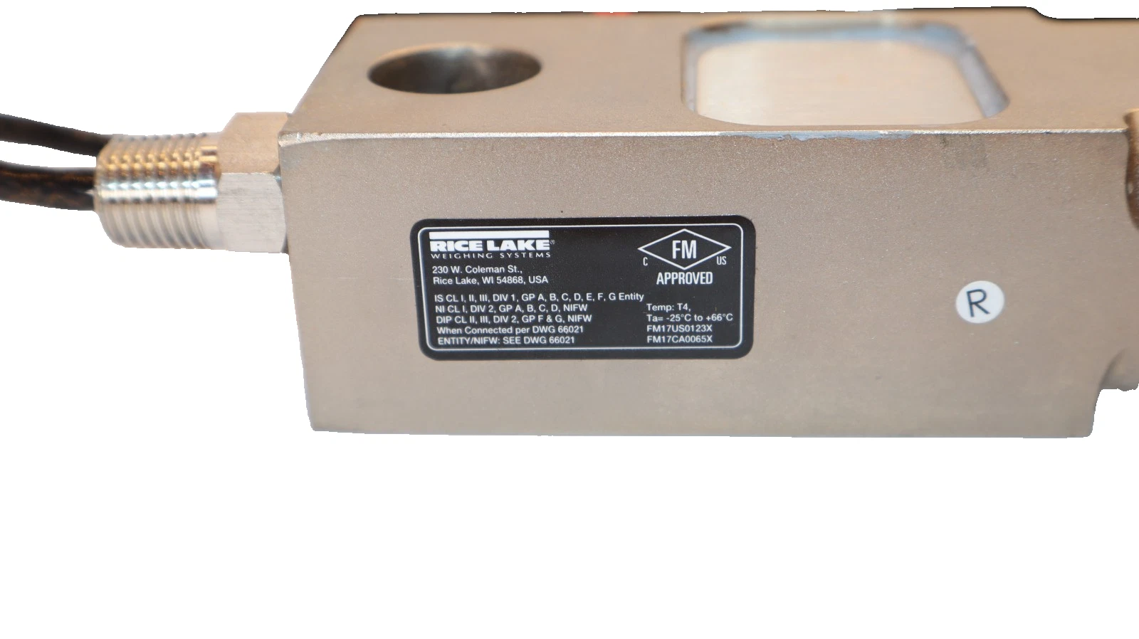 Rice Lake Load Cell RL75016I-20K RL75016-20K 17315 20K lbs RL75016I20K (New)
