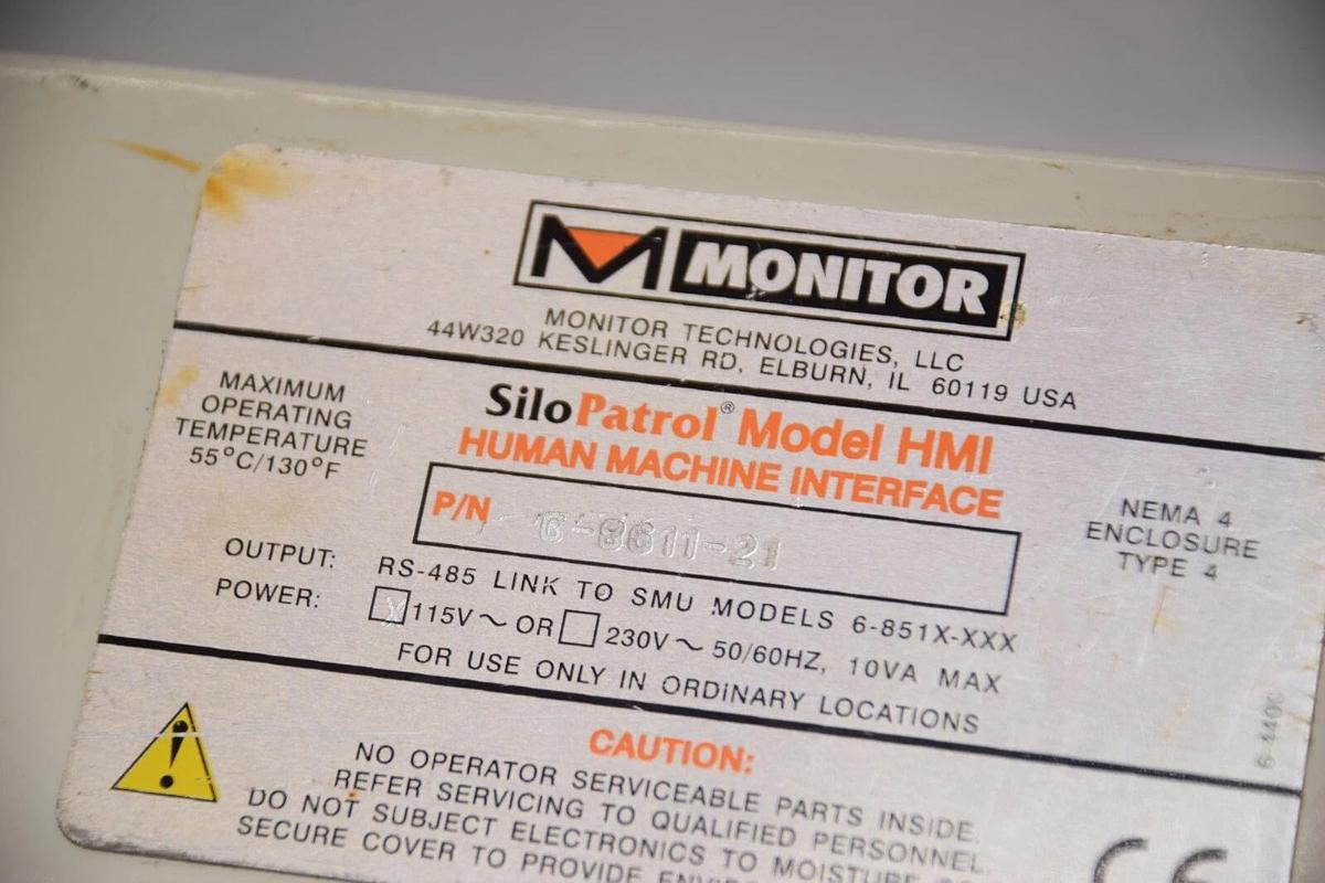 Used MONITOR 6-8611-21 115V Type 4 SiloPatrol Inventory Monitoring System