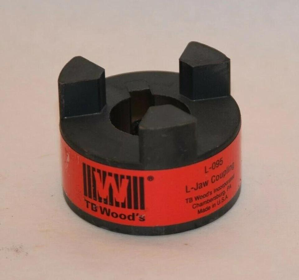 (NEW) TB WOODS USA L-095 L0951516 15/16" L095x15/16 Bore L-Jaw Coupling