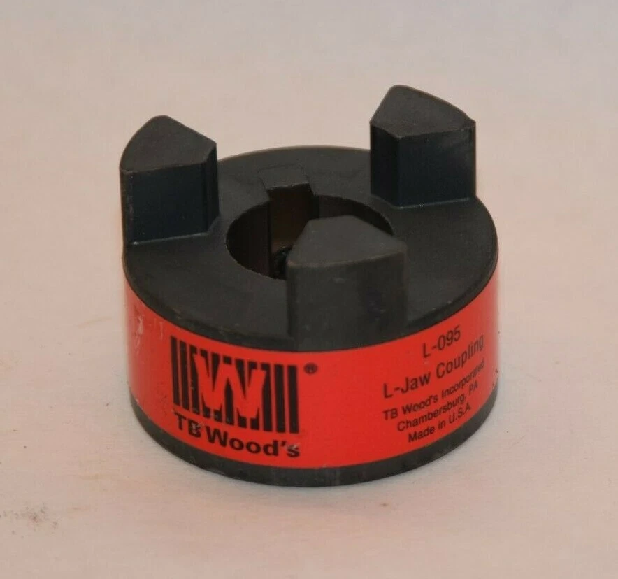 (NEW) TB WOODS USA L-095 L0951516 15/16" L095x15/16 Bore L-Jaw Coupling