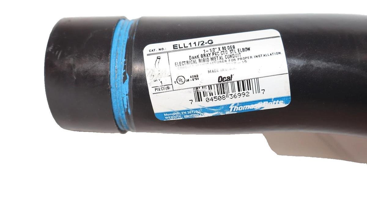 Thomas & Betts Ocal ELL11/2-G 1-1/2" x 90° Rigid Conduit Elbow Fitting (New)