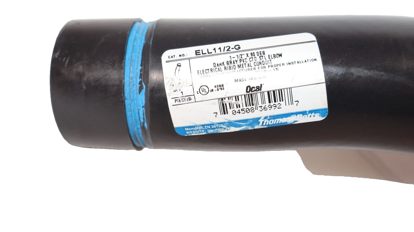 Thomas & Betts Ocal ELL11/2-G 1-1/2" x 90° Rigid Conduit Elbow Fitting (New)