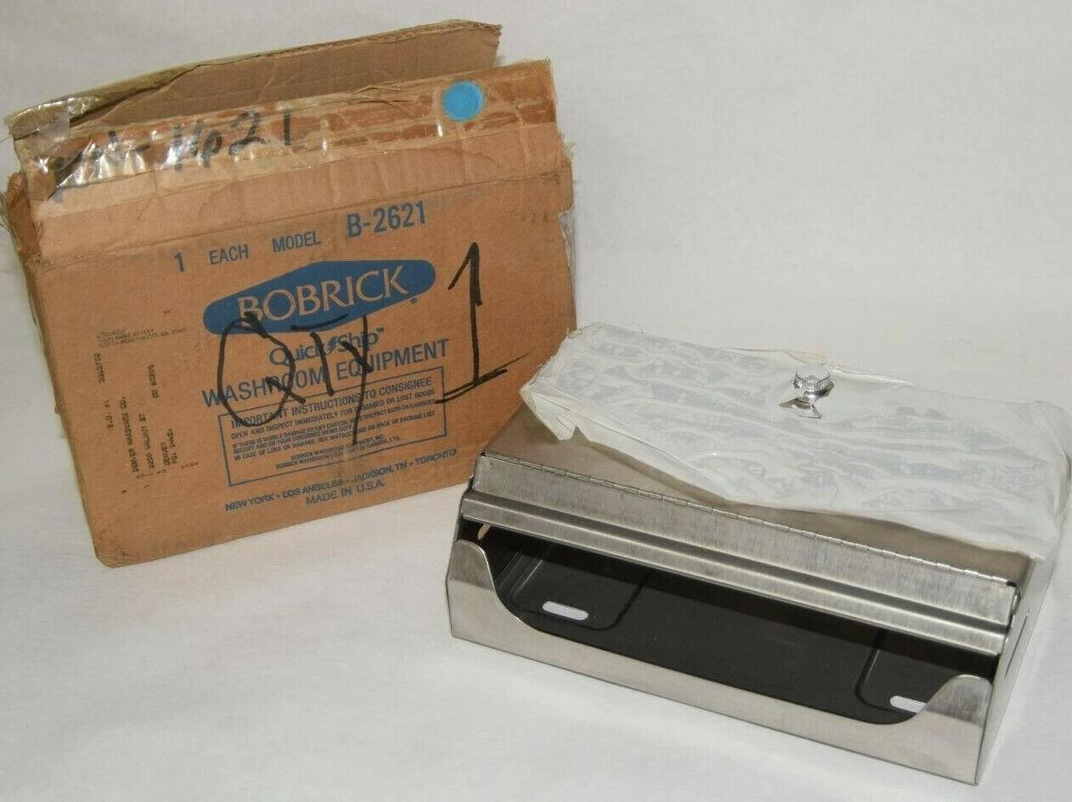 (NEW) BOBRICK B-2621 B2621 Stainless 10.75" x 7.13" Towel Dispenser