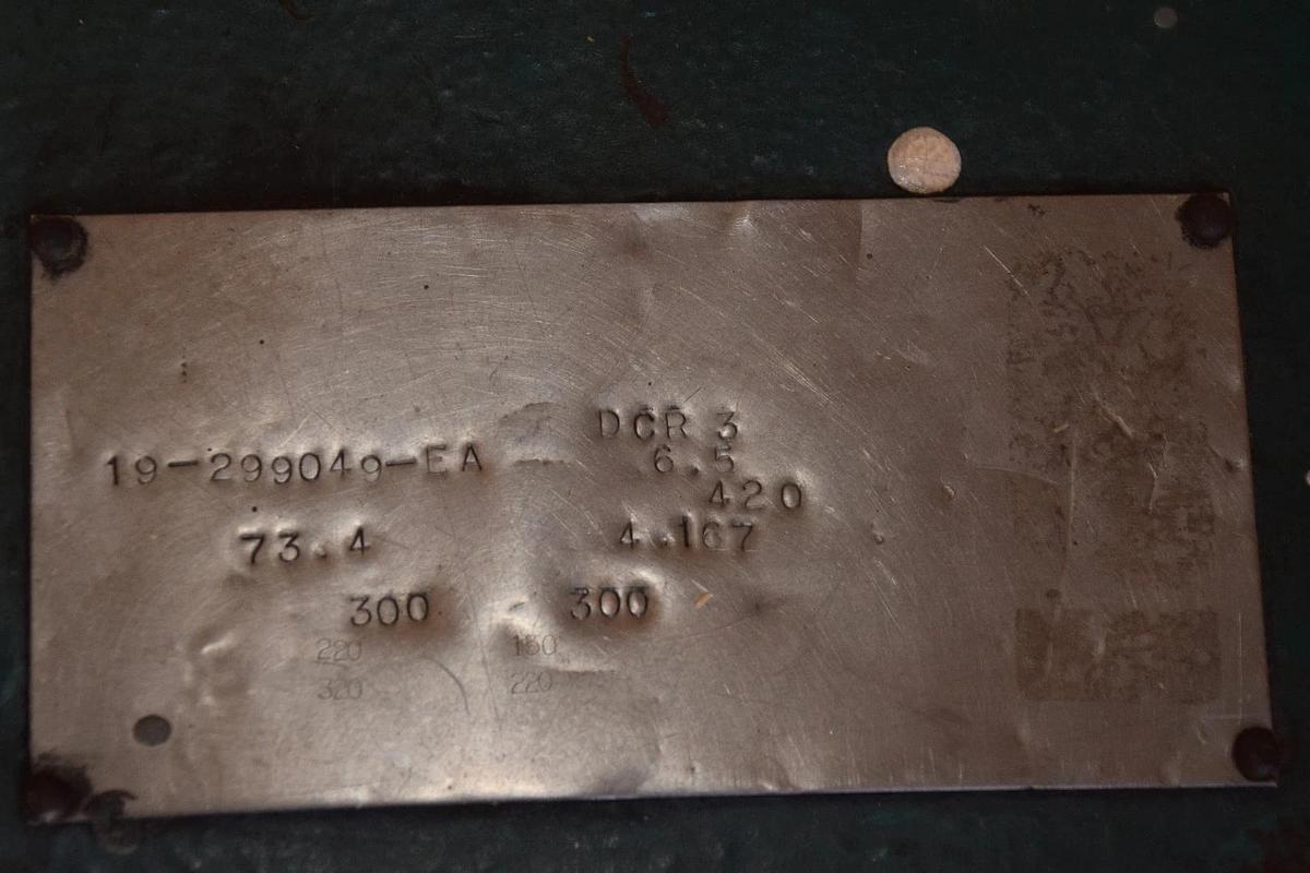 Used Dodge Maxum GB DCR3 4.167:1 Ratio 73.4 4.167 19-299049-EA Gear Box Drive reducer