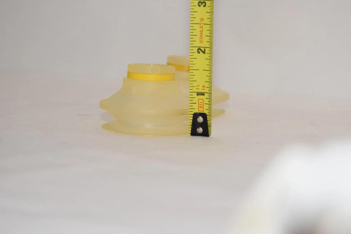 (NEW - Lot of 2) PIAB B50MF 2-1/8" Vacuum Cup