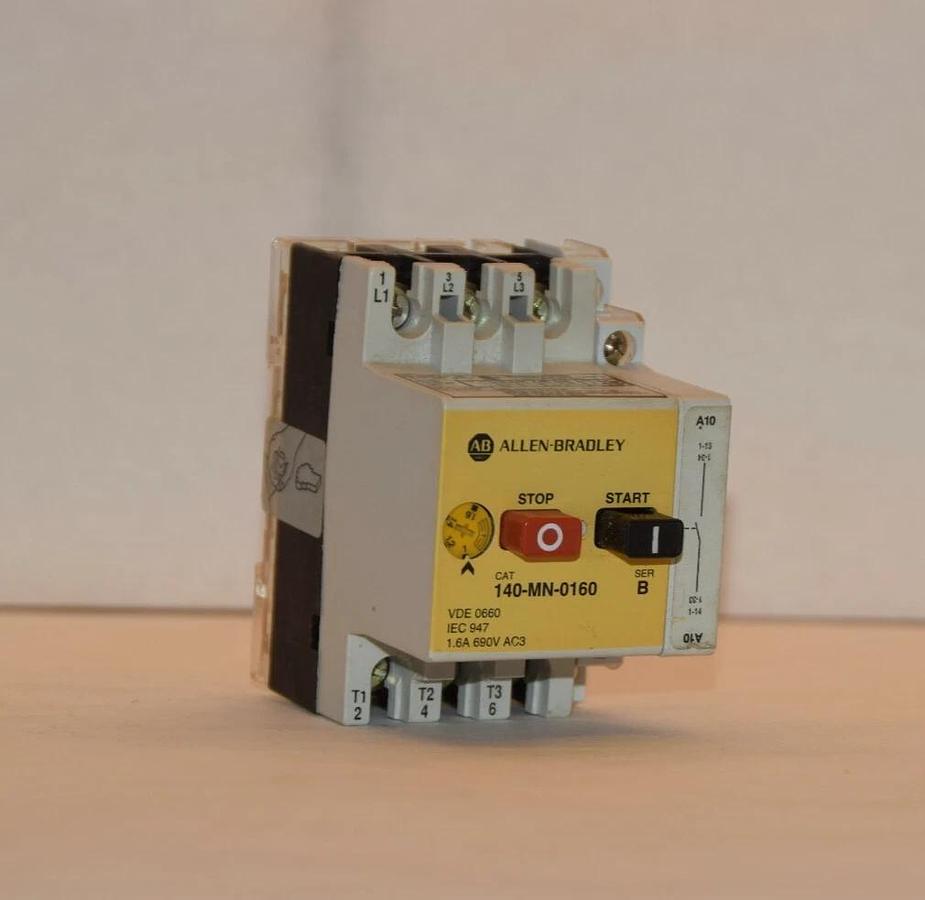 Used ALLEN BRADLEY Manual Starter 140-MN-0160 140MN0160 SerB 1.6A 690vac (Lot of 12)