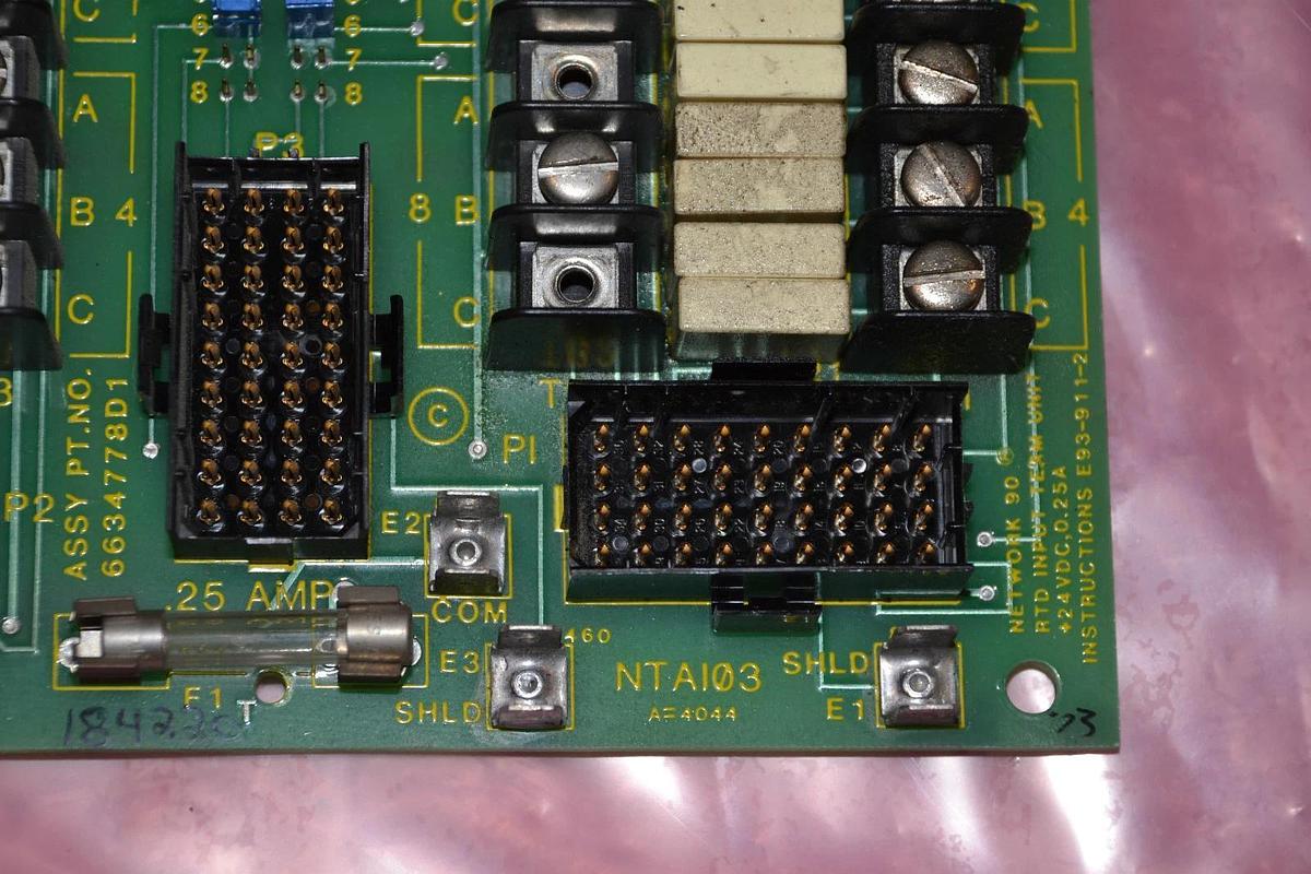 Used Bailey NTAI03 RTD Input Term Termination Unit Network 90