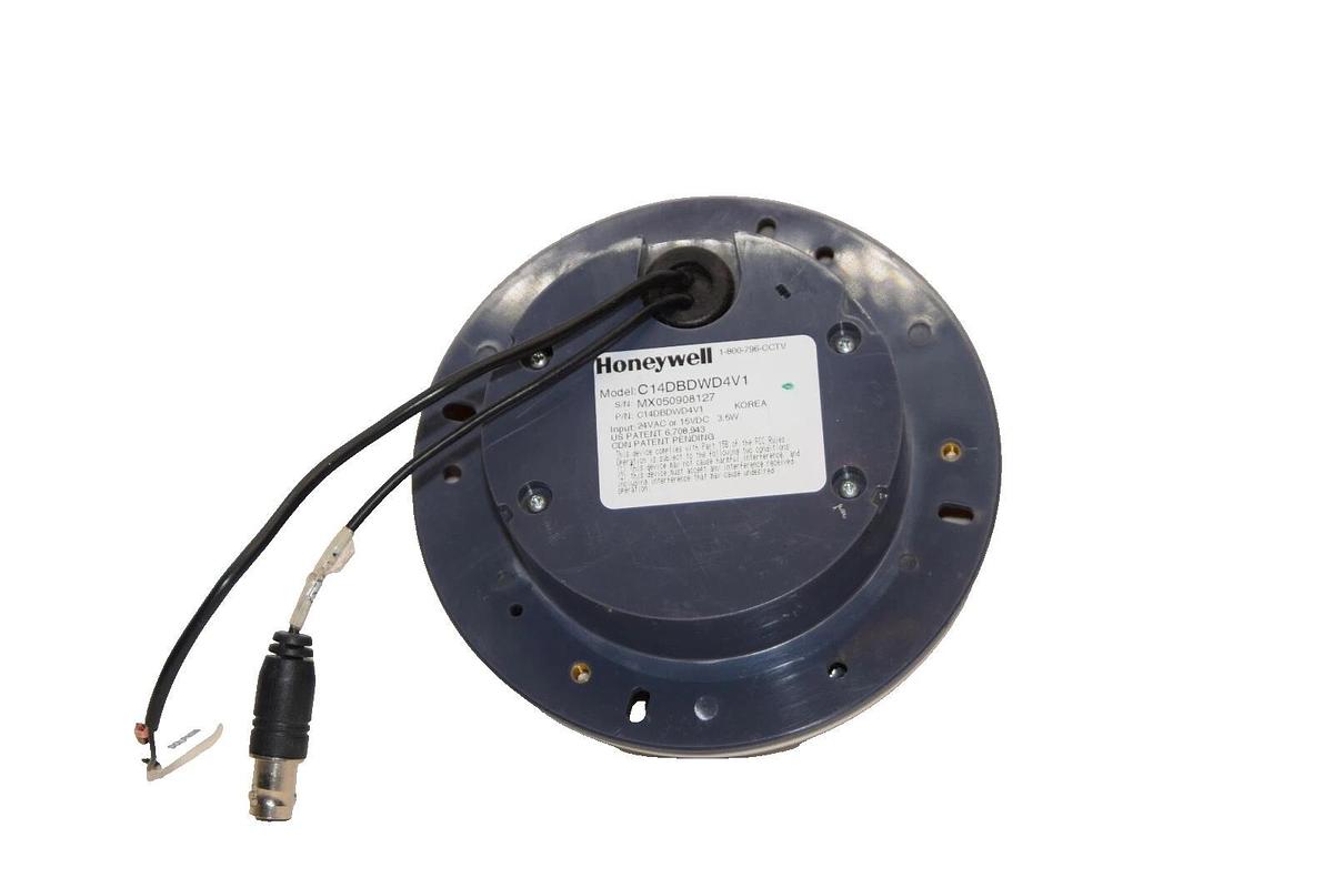 Used HONEYWELL C14DBDWD4V1 24Vac 15Vdc 3.5W Dome Camera