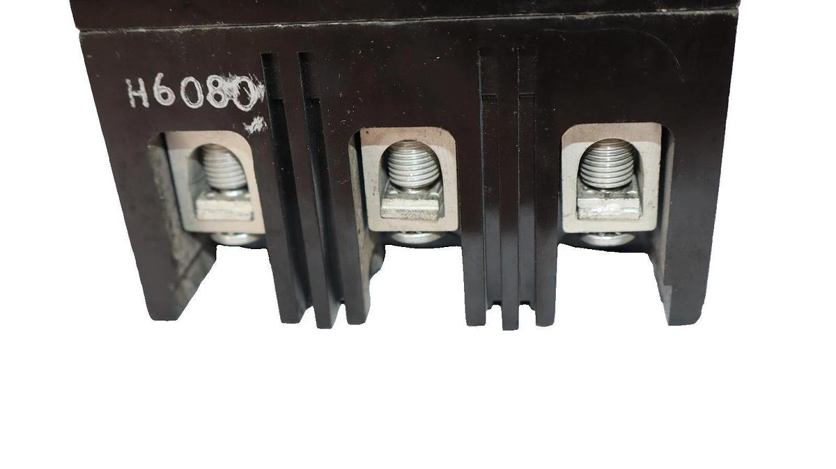 Used GE Molded Case Circuit Breaker THED136080 80A 80 Amp 3P 600Vac *READ*
