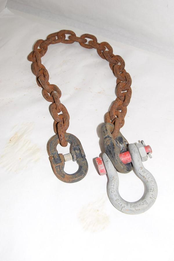 Used 1/2" Crosby Chain Sling 48" CW13-10 U1TK CW 13-10 TSC 7/8 Crosby