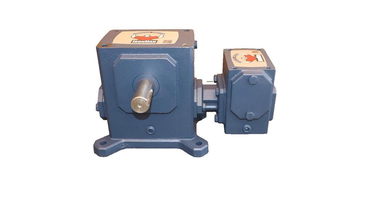 IRONMAN GROVE GEAR Box Double Reduction Speed Reducer GRG-DU-821-100D6 100:1 NEW