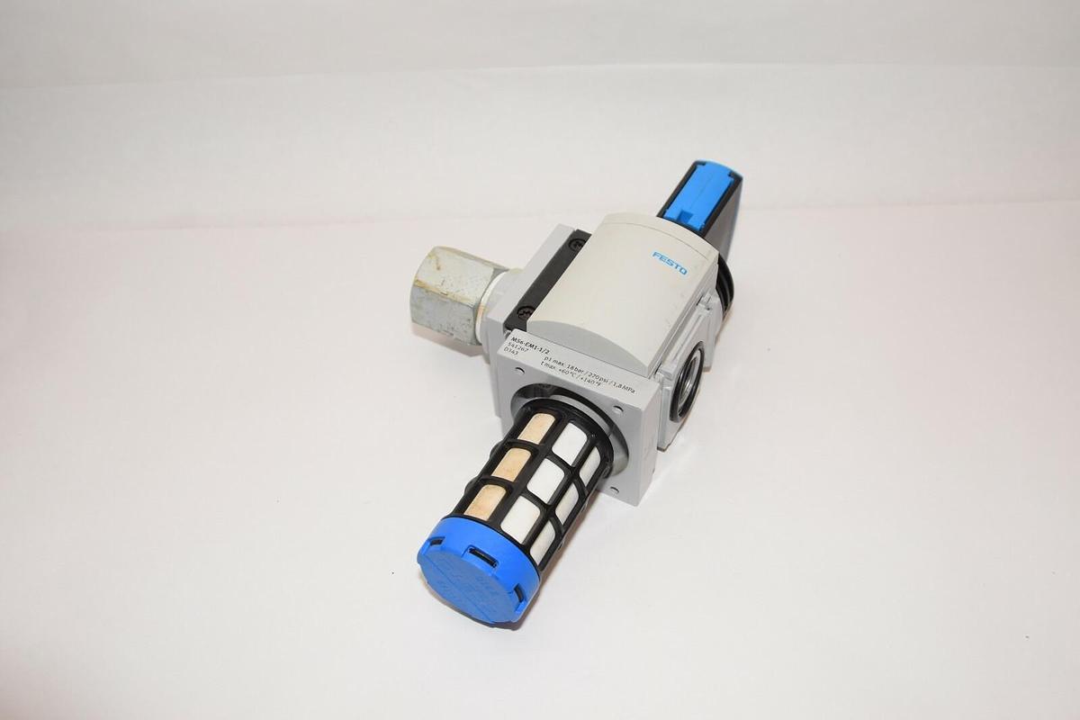 Used FESTO MS6-EM1-1/2 18 Bar 270psi Manual On/Off Soft Start Valve