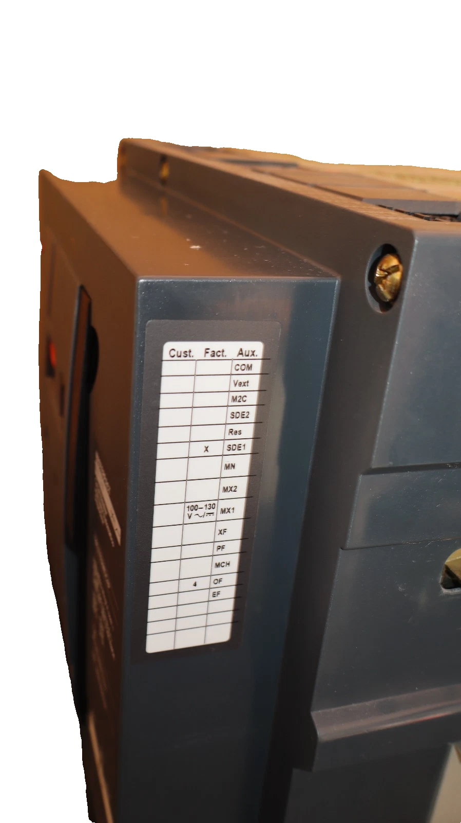 Refurbished Square D Masterpact Breaker NW12N 1200A WG1CBR33A9SXFXXXXX Micrologic 5.0 1000A
