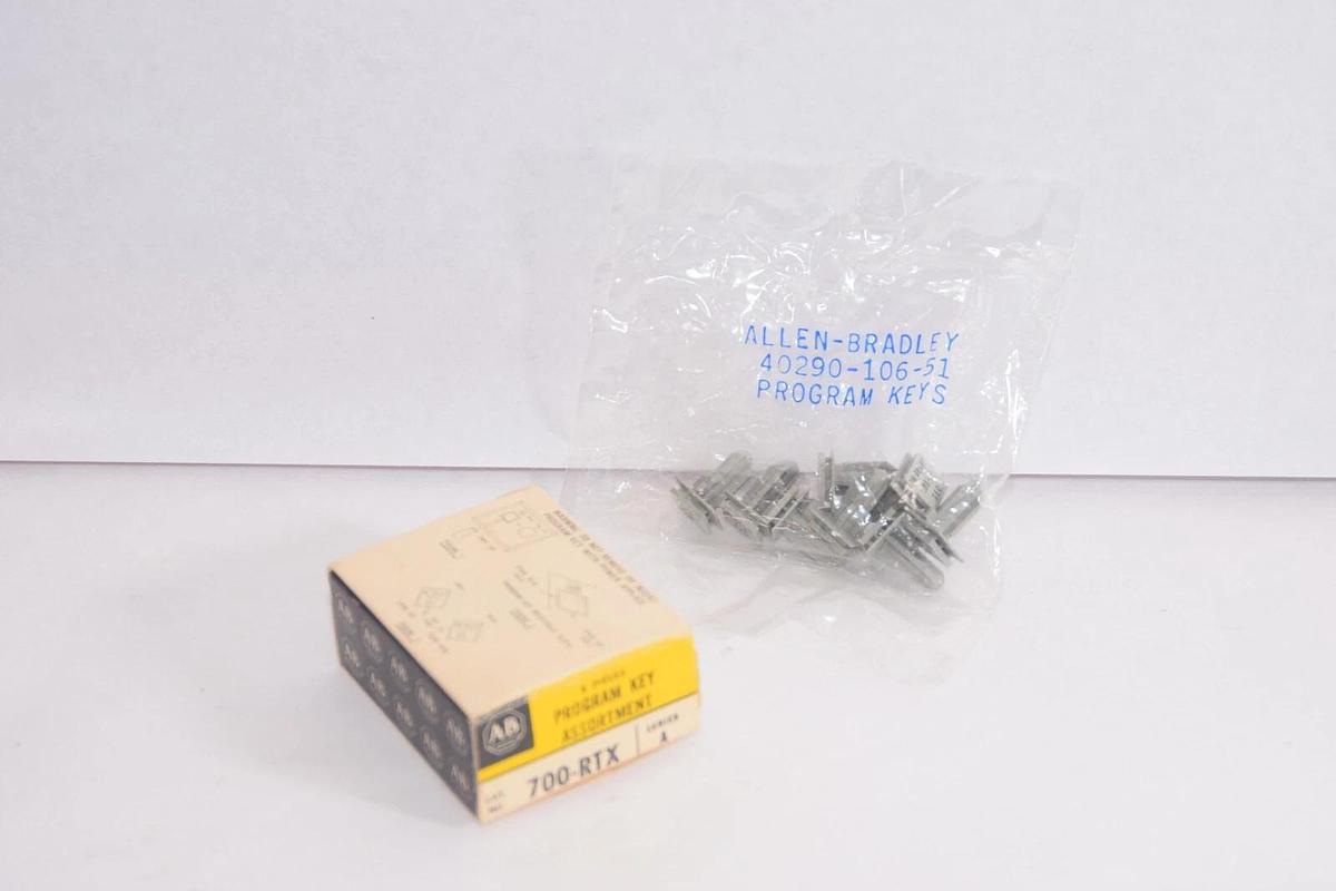 (NEW - Lot of 2) ALLEN BRADLEY 700-RTX Series A Program Key Assortment Accessory