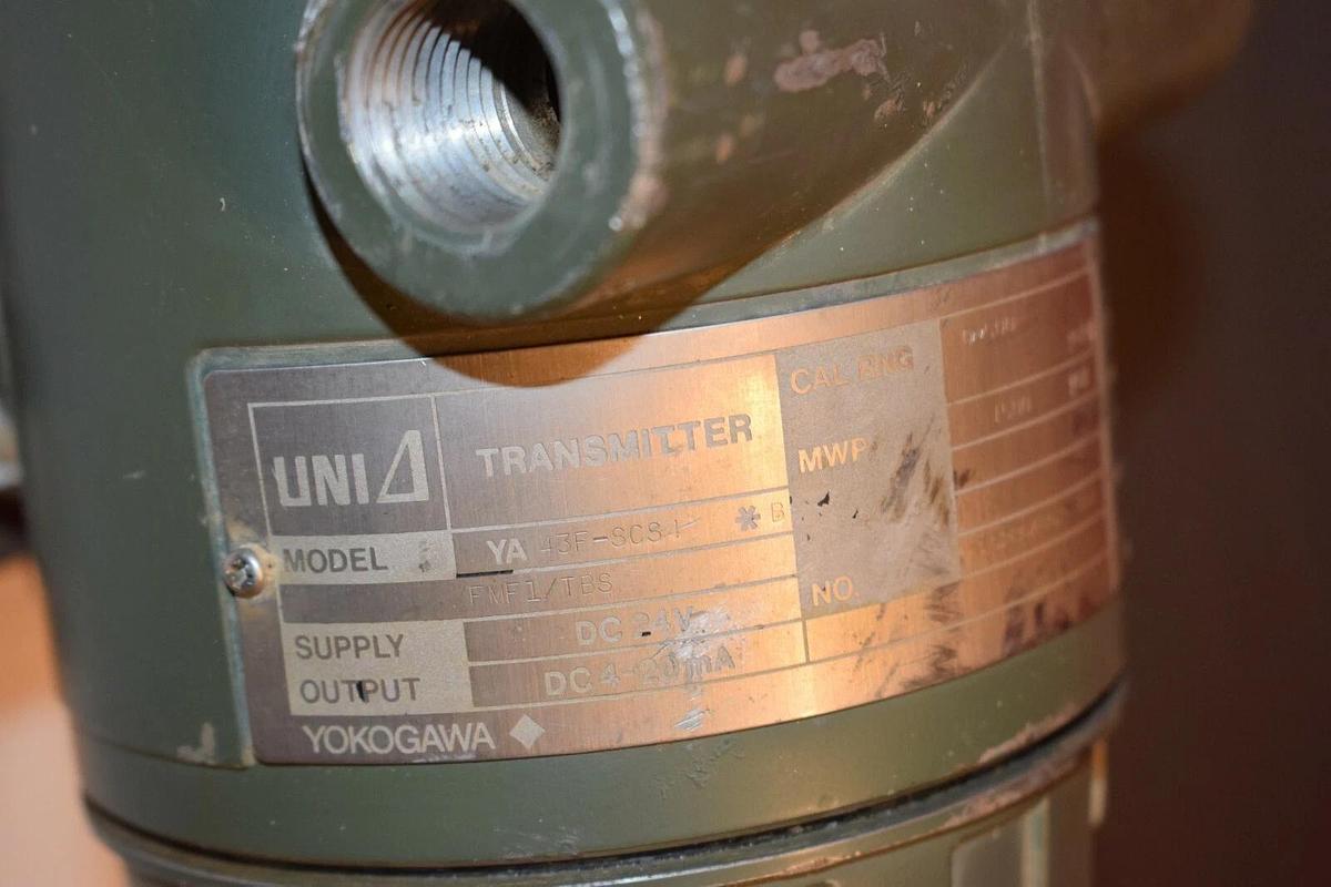 Used YOKOGAWA YA43F-SCS4/FMF1/TBS  YA43FSCS4FMF1TBS  Pressure Transmitter