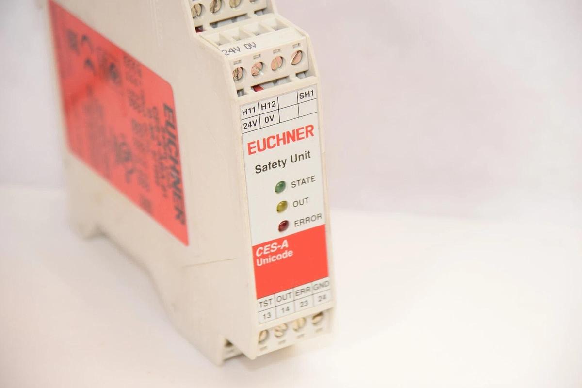 Used EUCHNER CES-A-ABA-01 24V Safety Unit Module