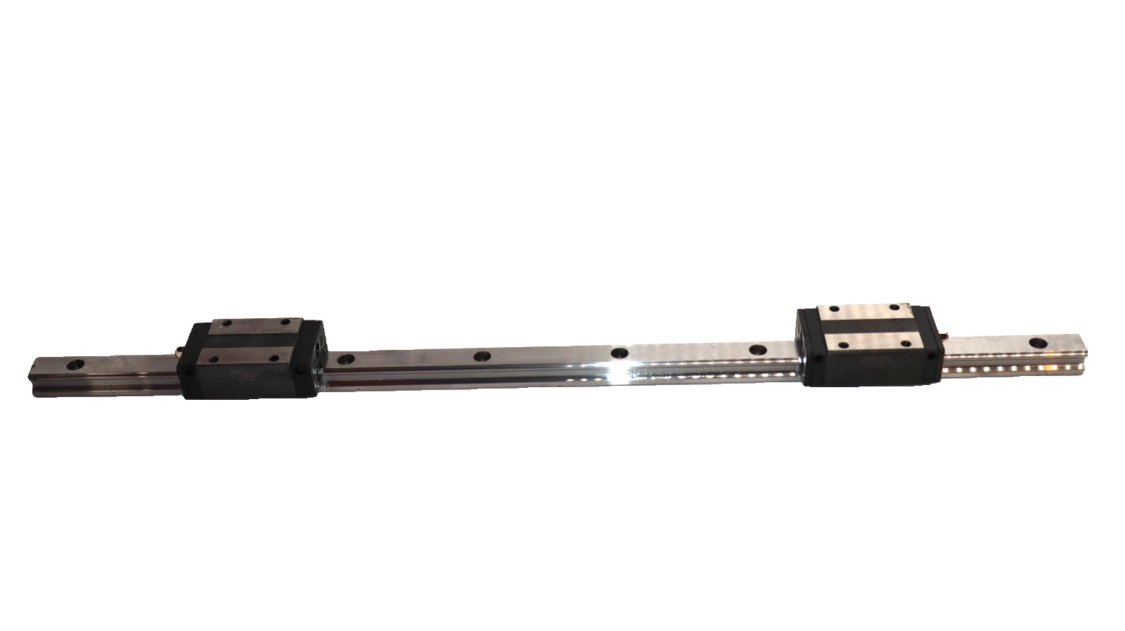 Used PMI MSB150 16" Slide 15mm With (2) MSB15SSSFC Linear Slide Bearings