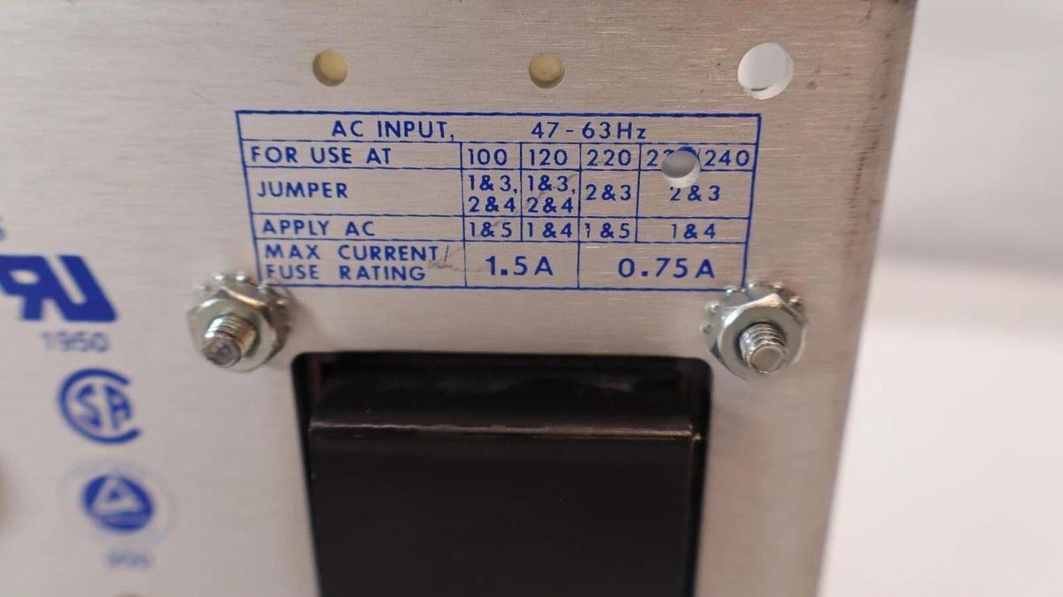 Used INTERNATIONAL POWER IHC24-2.4 24Vdc at 2.4Amp Power Supply