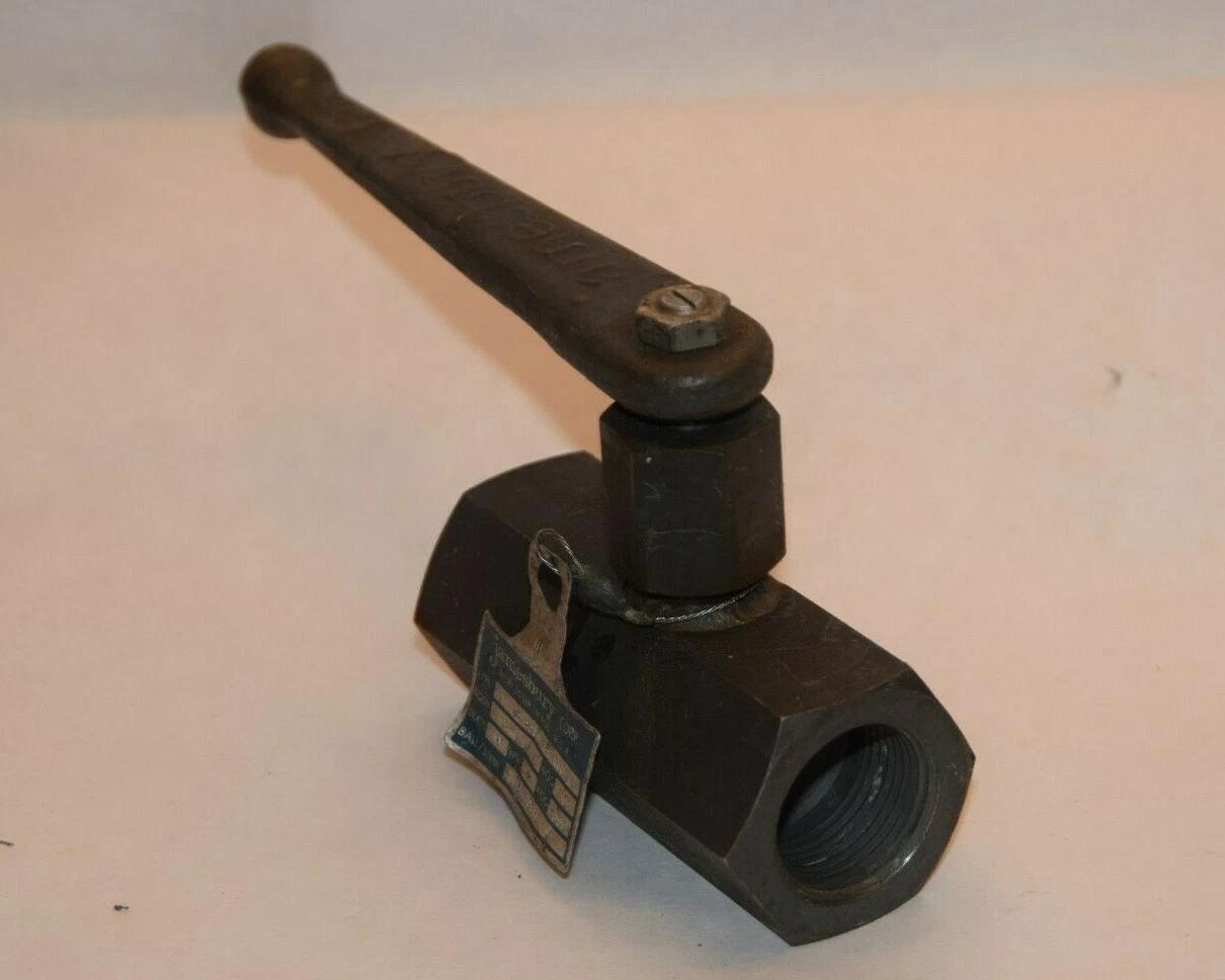 (NEW) JAMESBURY 1" CSTL CSTL/CSTL HP 2200 8T MOD A 3000wog Ball Valve