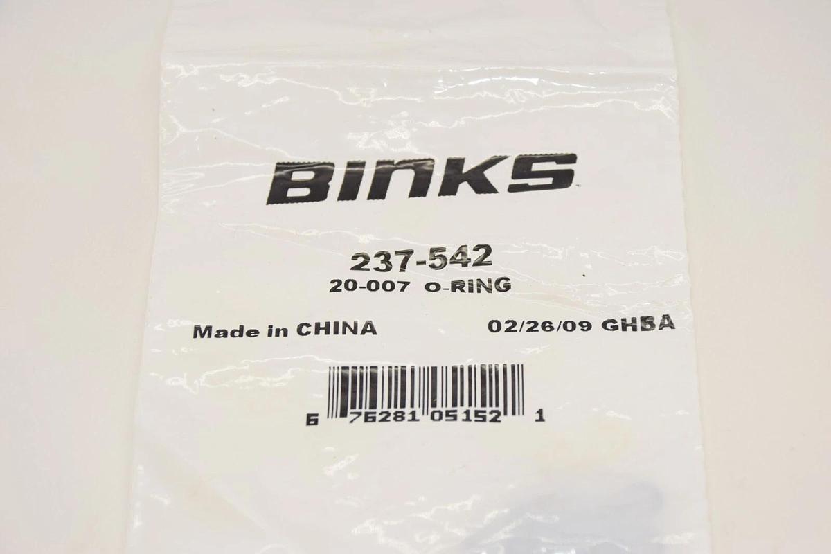 (NEW - Pack of 6) BINKS 237-542 , 237542 20-007 O-Ring