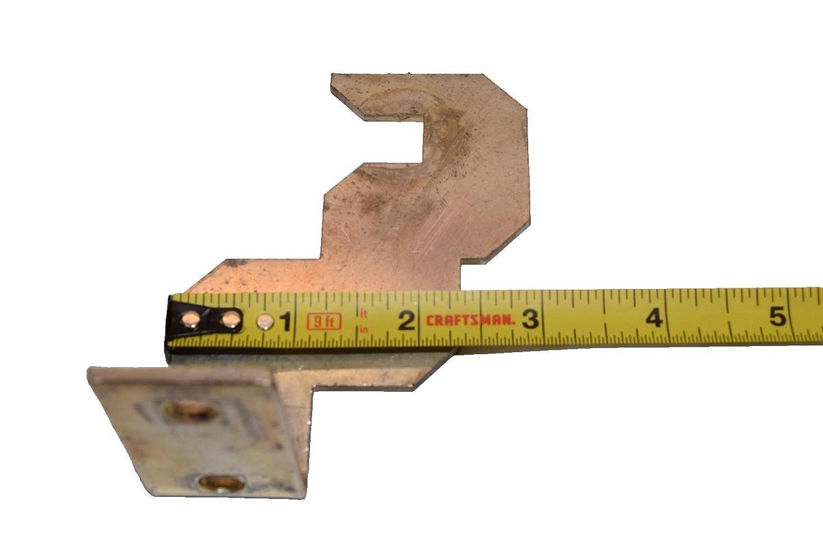 Used Buss Bar 4" x 2-3/8" x 2-1/2" Copper