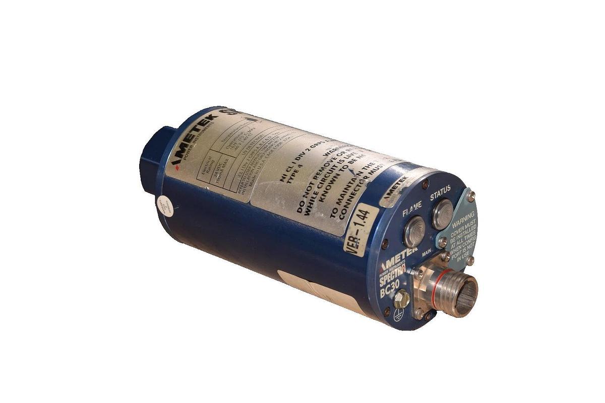 Used AMETEK Spectra  Flame Sensor BC30-UV BC30 BC30UV  VER 1.44