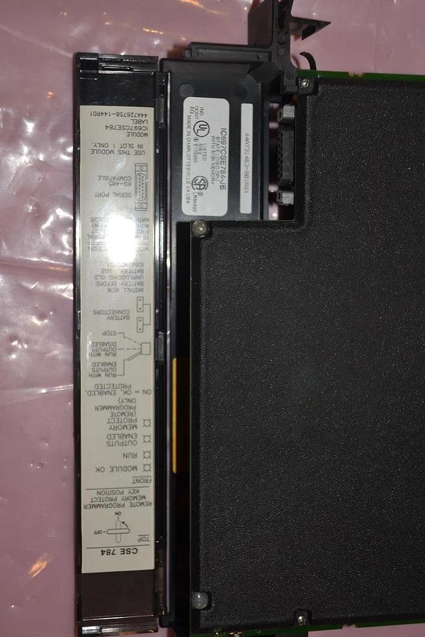 GE FANUC IC697CSE784 JB IC697CSE784-JB STATE LOGIC CPU W/512K 44A731463-001R01