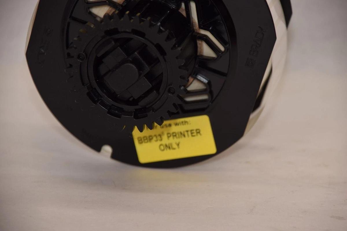 Used BRADY B33-43-423 0.25" x 1.25" White Workhorse Labels