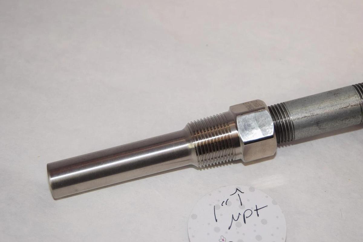 (NEW) SOR IRSW02590 M210035577 316SS 1" NPT Thermowell Temperature Sensor