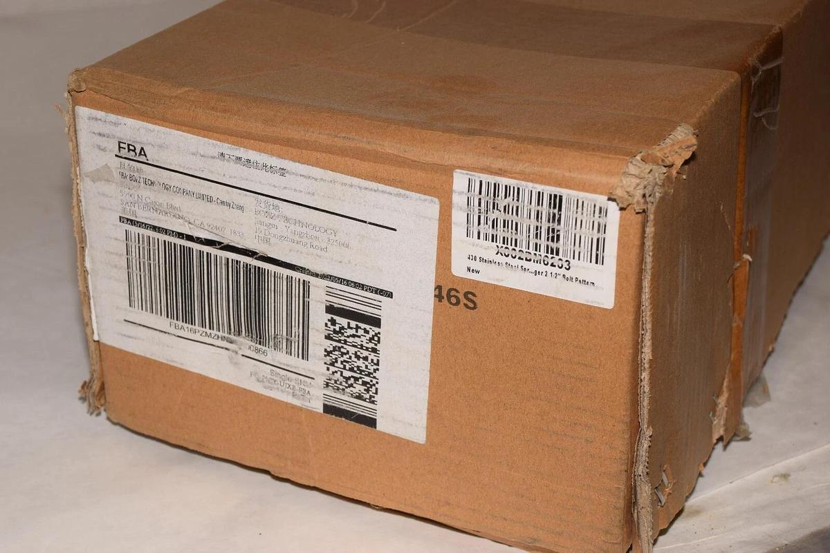 (NEW) TBOZZ TBZ-13646S Stainless Steel Straight Spring Loaded Mud Flap Hanger