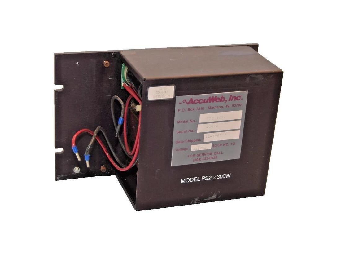 Used ACCUWEB INC PAC 3098 PAC3098 115V 50/60Hz Power Supply
