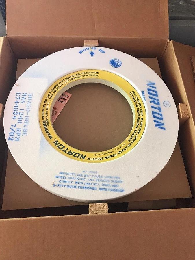 Norton 38A60-H8VBE 20" Alundum Grinding Wheel 20x2x10 20"x2"x10"