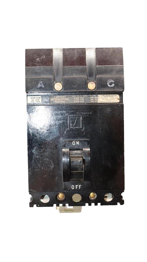 Used Square D 30A Circuit Breaker FA-26030-AC 2-Pole 30 Amp FA26030AC