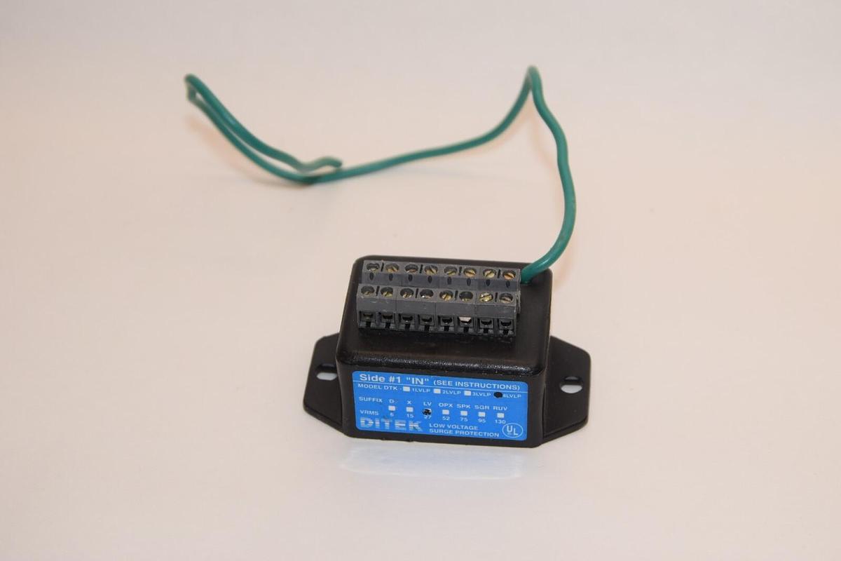 Used DITEK DTK-4LVLP DTK4LVLP DTK 4LVLP Data & Signaling Circuit Surge Protector