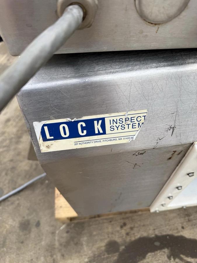 Used Lock Inspection Systems MET30+ Metal Detector for Conveyor  19-1/2" X 11-1/2"