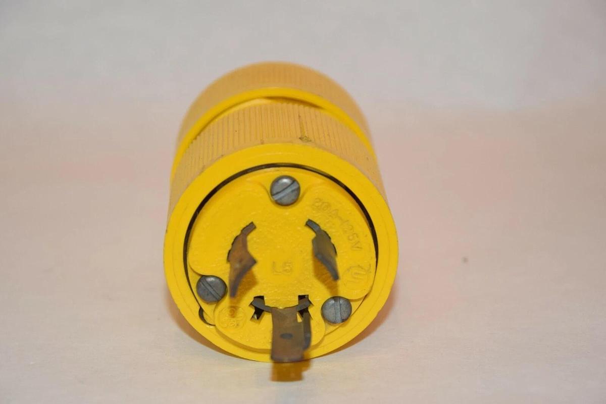 NEW GE GENERAL ELECTRIC L5 20A 125V MALE TWIST-LOCK PLUG