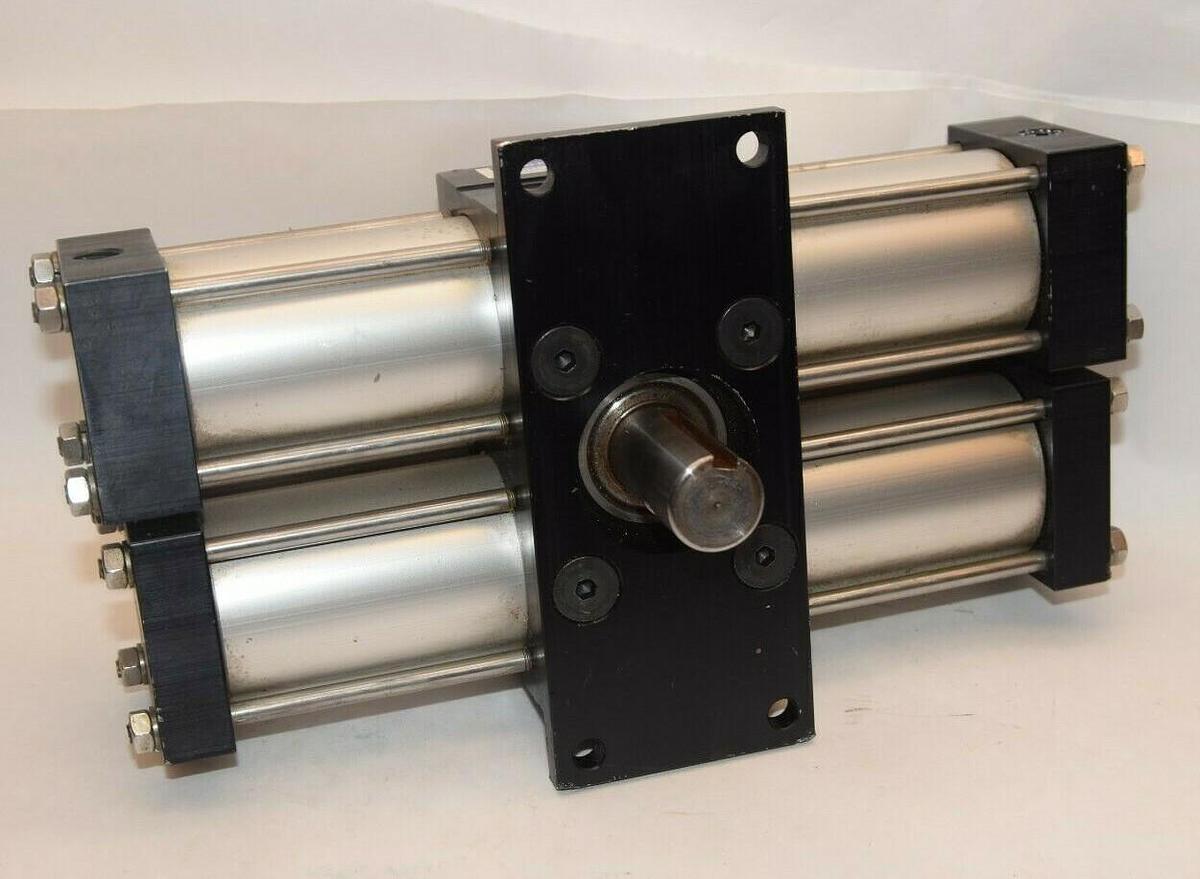 Used ROTOMATION A42-100-TC-S10KK-3C2-1/4-1,3-N 1" Shaft Rotary Actuator