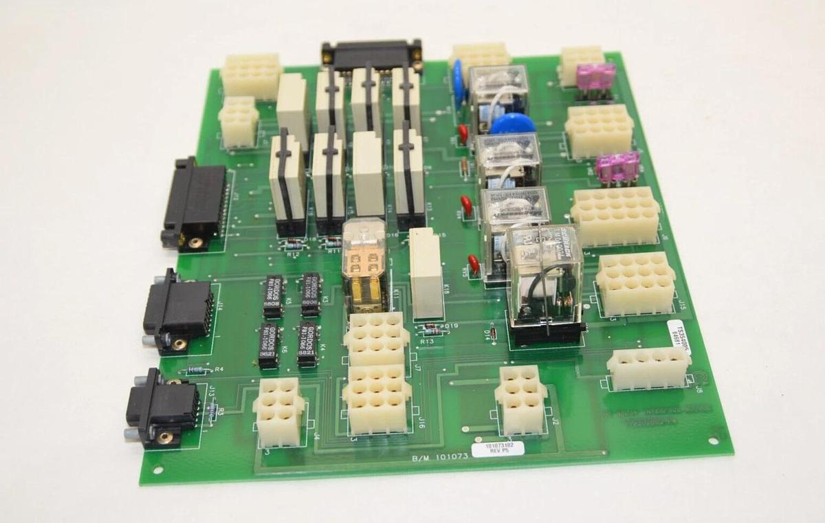 Used EXIDE 118302850 P4 B/M 101073 101073102 Rev P5 EE Relay Interface Module Board