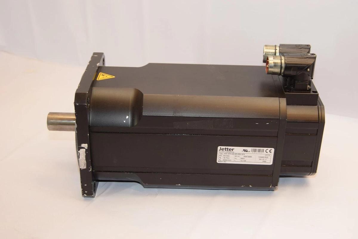 Used JETTER JH5-1870-69-6RVBS-XF3 560V 13.13A 3000r/min Servo Motor