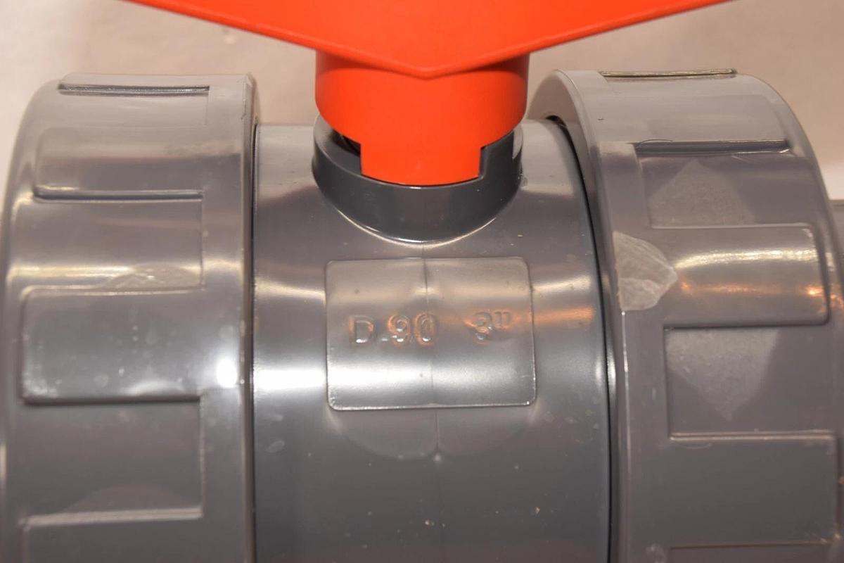 CEPEX Hayward D-90-3" D.90-3" 07088 280 x 190 x 320mm EPDM / HDPE Ball Valve NEW